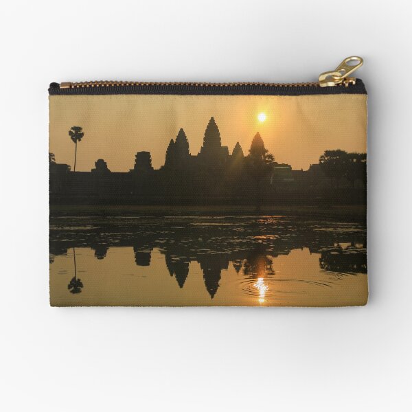 Angkor Wat Temple sunrise Zipper Pouch