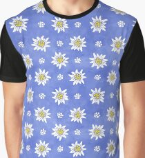 ALPINE EDELWEISS ON PURPLE, BY SUBGIRL Graphic T-Shirt