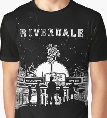 Riverdale Black And White Pop’s Chock’lit Shoppe Graphic T-Shirt