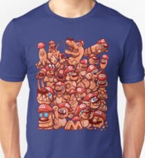 Cappy Party - Orange on Blue version Unisex T-Shirt