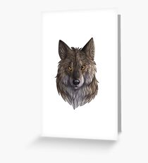 Timber Wolf Greeting Card