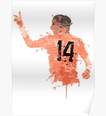 Johan Cruyff - Netherlands Legend Art Poster