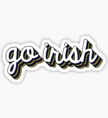 Go Irish Retro Sticker