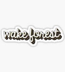Wake Forest Retro Sticker
