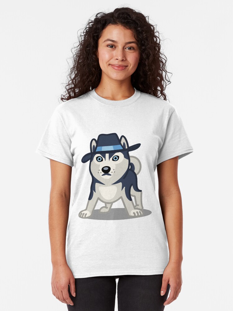 Alternate view of Funny Siberian Husky - Dog Gifts for Husky Dog Lovers Classic T-Shirt