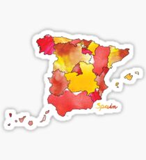 Watercolor Countries - Spain Sticker