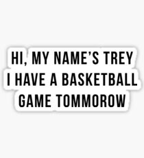 hi, my name's trey - vine quote Sticker