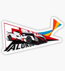ALONSO WEC. Sticker