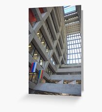 Wilson Hall at Fermilab - Interior Greeting Card
