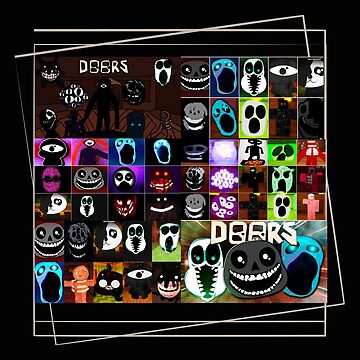 Composition of multiple Posters of (DOORS-ROBLOX) Backpack