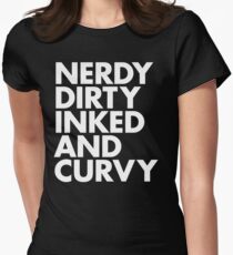 Camiseta entallada TINTA SUCIA NERDY Y CURVY