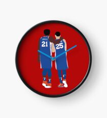 Ben Simmons and Joel Embiid Clock