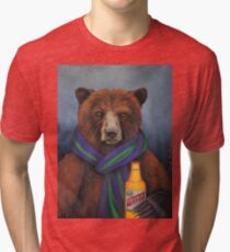 Grizzly Beer Tri-blend T-Shirt