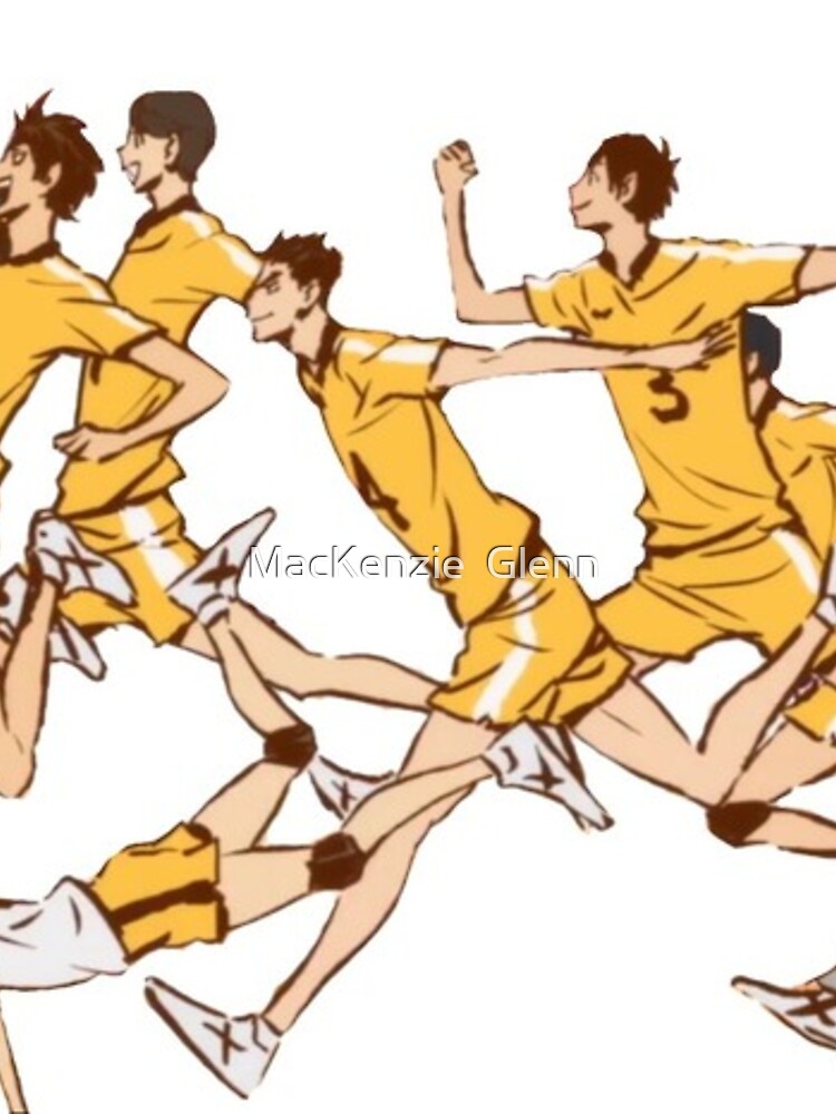 "Haikyuu!! Johzenji Team!" Sticker by draweedraws | Redbubble