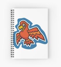 Orange Parrot Spiral Notebook