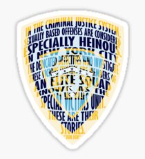 Law & Order: SVU-Abzeichen Sticker