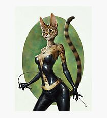 The Royal Cats' Girlfriend Feline Photographic Print