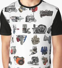 Old steam locomotive - старинный паровоз - steampunk Graphic T-Shirt