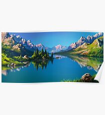 North America Landscape Poster