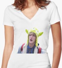 Logan Paul Women's Fitted V-Neck T-Shirt