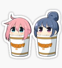 Rin to Nadeshiko Curry - Yuru Camp (Laid-Back Camp) Sticker