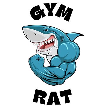 Gym Life, Gym Rat Sticker for Sale by Ideallity