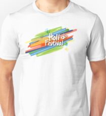 HAPPY HOLI FESTIVAL Tshirt For Kids Women And Men Unisex T-Shirt