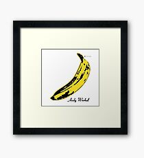 Andy Warhol Banana Velvet Underground Framed Print