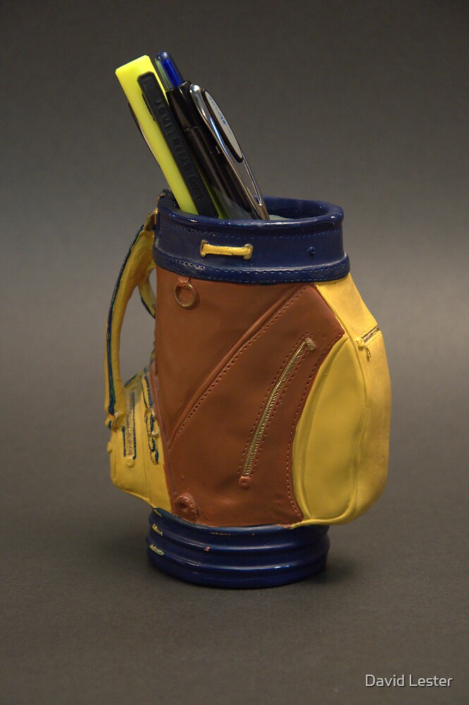 "Golf Bag pencil holder" by David Lester Redbubble