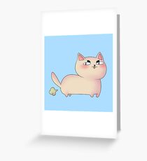 Fart Cat Greeting Card