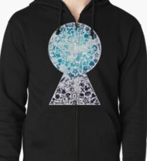 Kingdom Hearts - Keyhole (blue) Zipped Hoodie