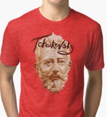 Tchaikovsky - classical music composer Tri-blend T-Shirt