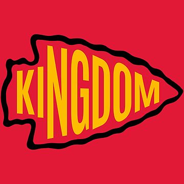 Chiefs Kingdom Arrowhead Sticker, Chiefs Sticker, Chiefs Kingdom Sticker,  Arrowhead Sticker, Kansas City Sticker, Kansas City Chiefs Magnet Designed  & Sold By Tring Tee