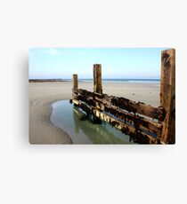 Groynes Canvas Print