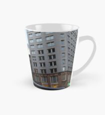 Street, City, Buildings, Photo, Day, Trees, New York, Manhattan, Brooklyn Tall Mug