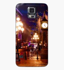 Vancouver's Steam Clock Hülle & Klebefolie für Samsung Galaxy