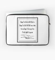Bruce Springsteen Words. Backstreets 2 Laptop Sleeve