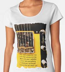 Springsteen Lyrics Tribute, Badlands. Women's Premium T-Shirt