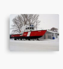 snowed in coast guard Leinwanddruck