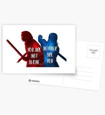 Rey & Kylo Postcards