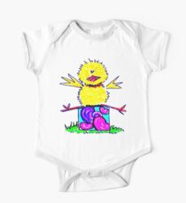 Chick on hearts One Piece - Short Sleeve