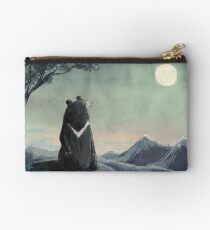 Asiatic Bear Admiring the Moon Studio Pouch
