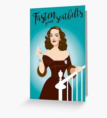 Fasten your seatbelts Greeting Card