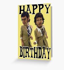 Happy Birthday Flight Conchords Greeting Card