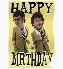 Happy Birthday Flight Conchords Poster
