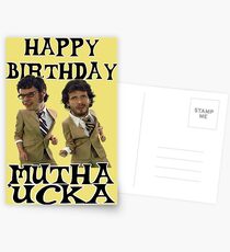 Happy Birthday Mutha Ucka Postcards