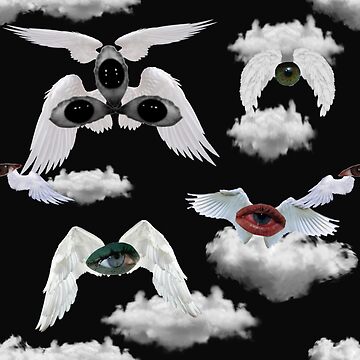 Dreamcore Eye with wings - Angel - Weirdcore dreamcore design