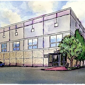 The Office Pam's Watercolor Dunder Mifflin Scranton 