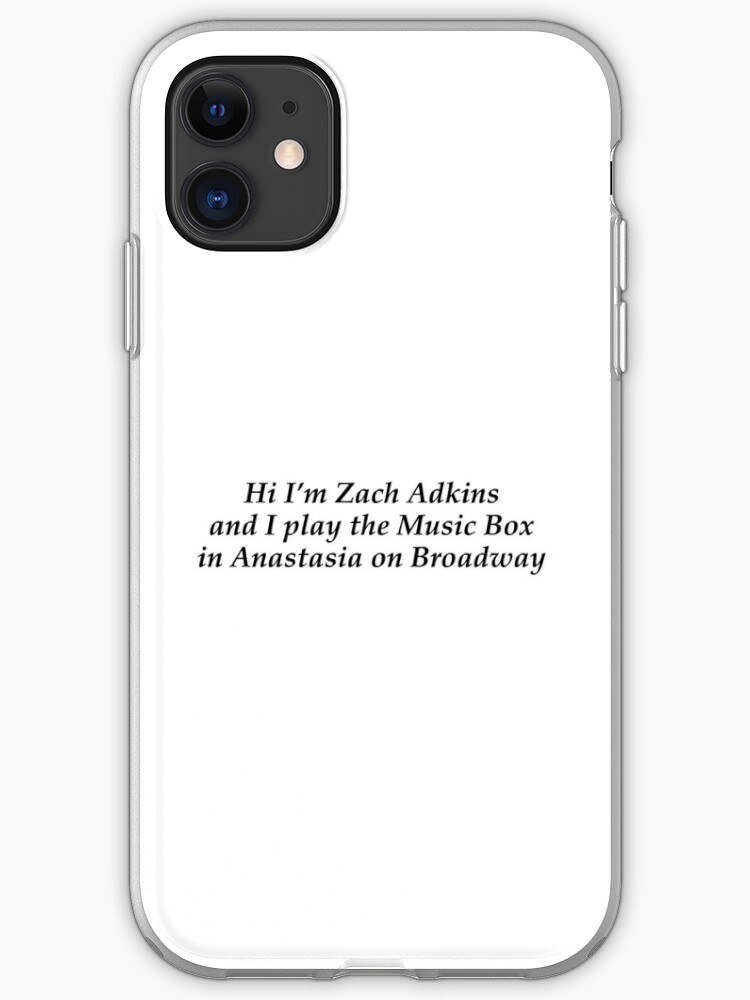 Zach Adkins As Music Box Iphone Case Cover By Inmypetersburg Redbubble