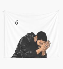 Drake 6 God Wall Tapestry Wall Tapestry